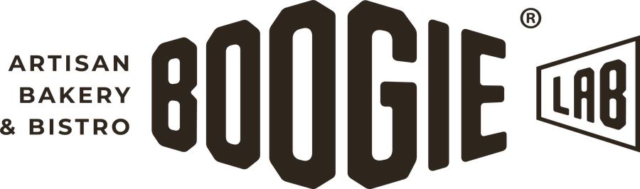Boogie Lab artisan bakery and bistro logo